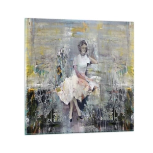 Quadro em vidro - Clássica e moderna - 50x50 cm