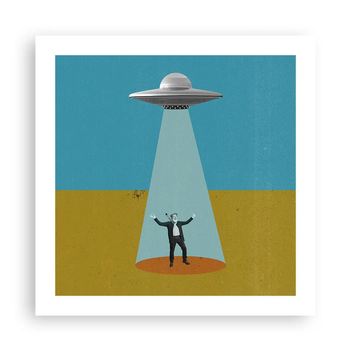 Pôster - Encontro próximo - 50x50 cm