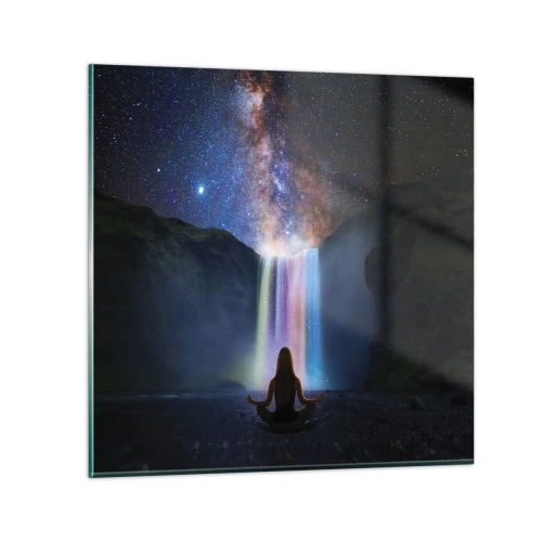 Quadro em vidro - Harmonia absoluta - 30x30 cm