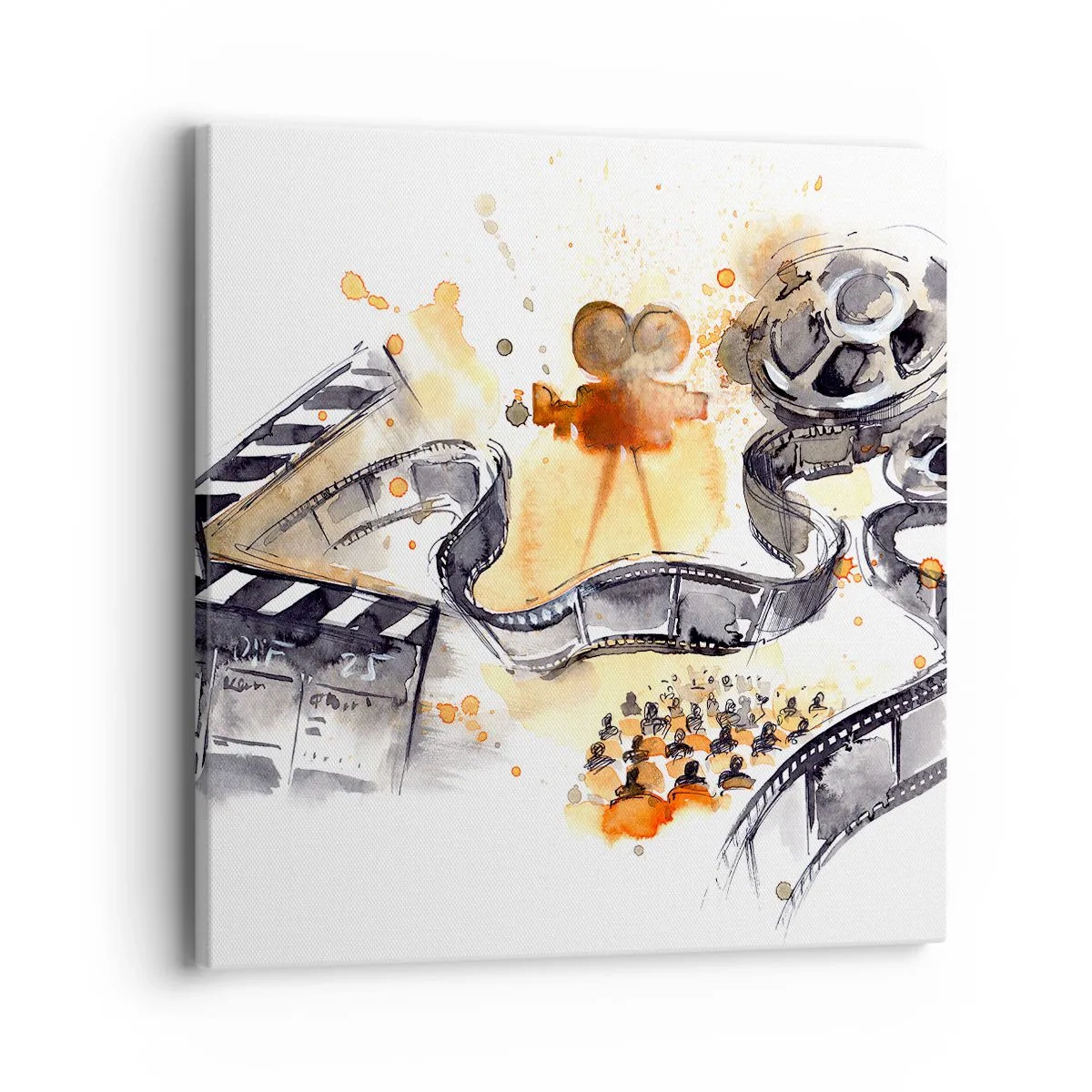 Quadro em tela - Na terra dos sonhos - 40x40 cm