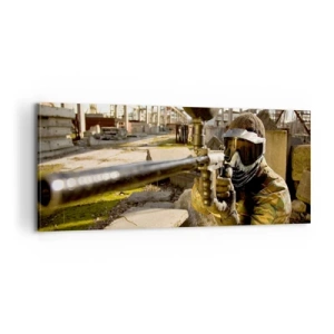 Quadro em tela - Você também pode ser um herói - 100x40 cm