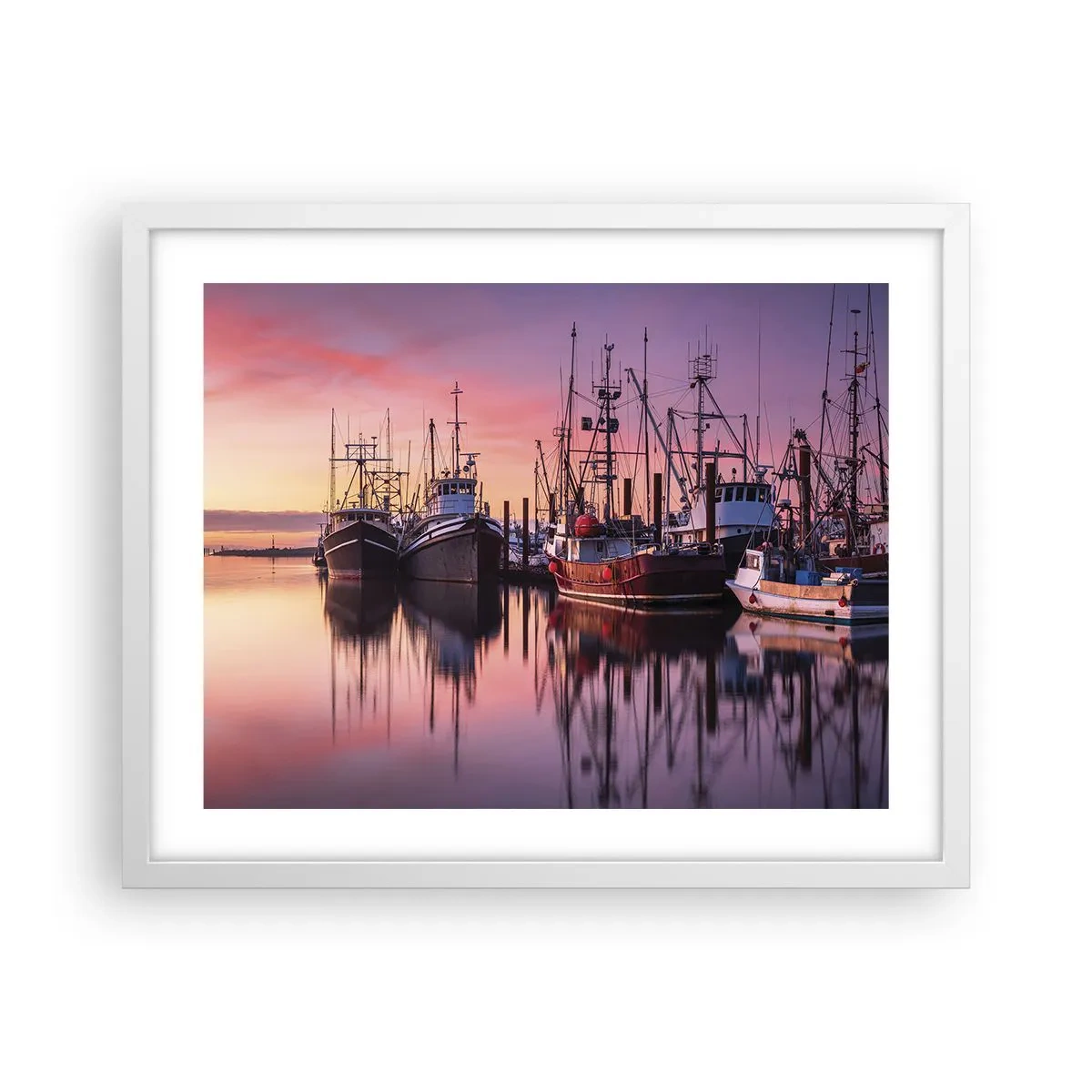 Pôster em moldura branca - Antes do dia seguinte - 50x40 cm