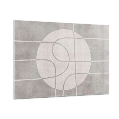 Quadro em vidro - Circular e direto - 100x70 cm