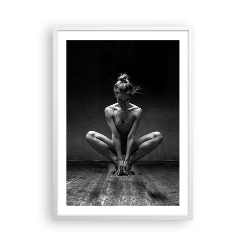 Pôster em moldura branca - A energia da dança - 50x70 cm
