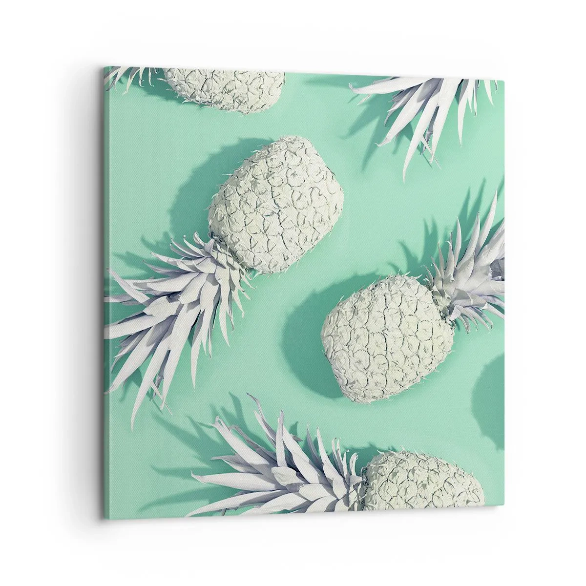 Quadro em tela - Vão muito bem com a hortelã - 60x60 cm