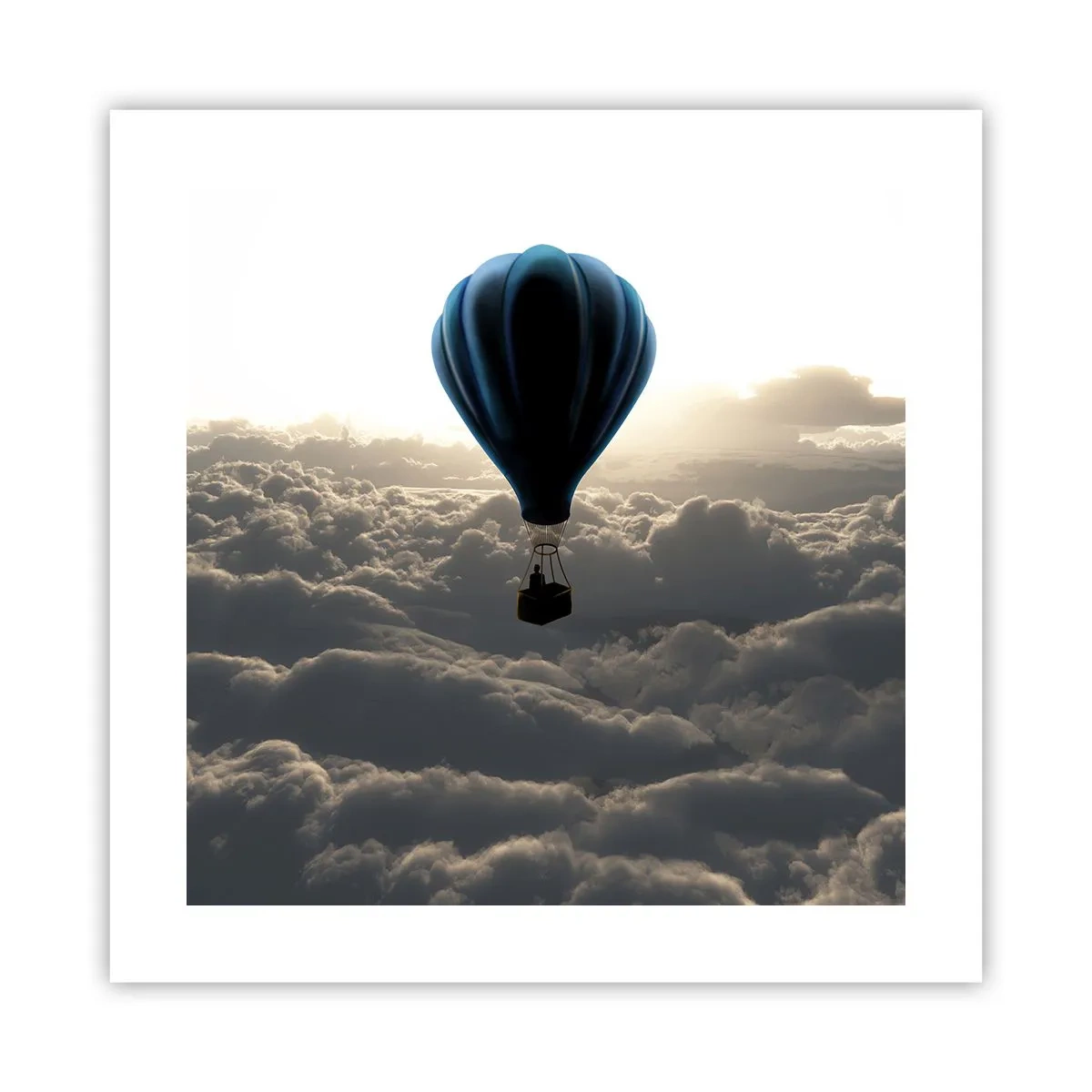 Pôster - Andarilho acima das nuvens - 40x40 cm