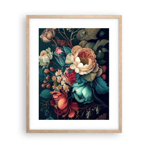 Pôster com moldura de carvalho claro - Charme do século 19 - 40x50 cm