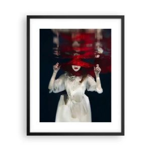 Pôster com moldura preta - Demônio do Pântano - 40x50 cm