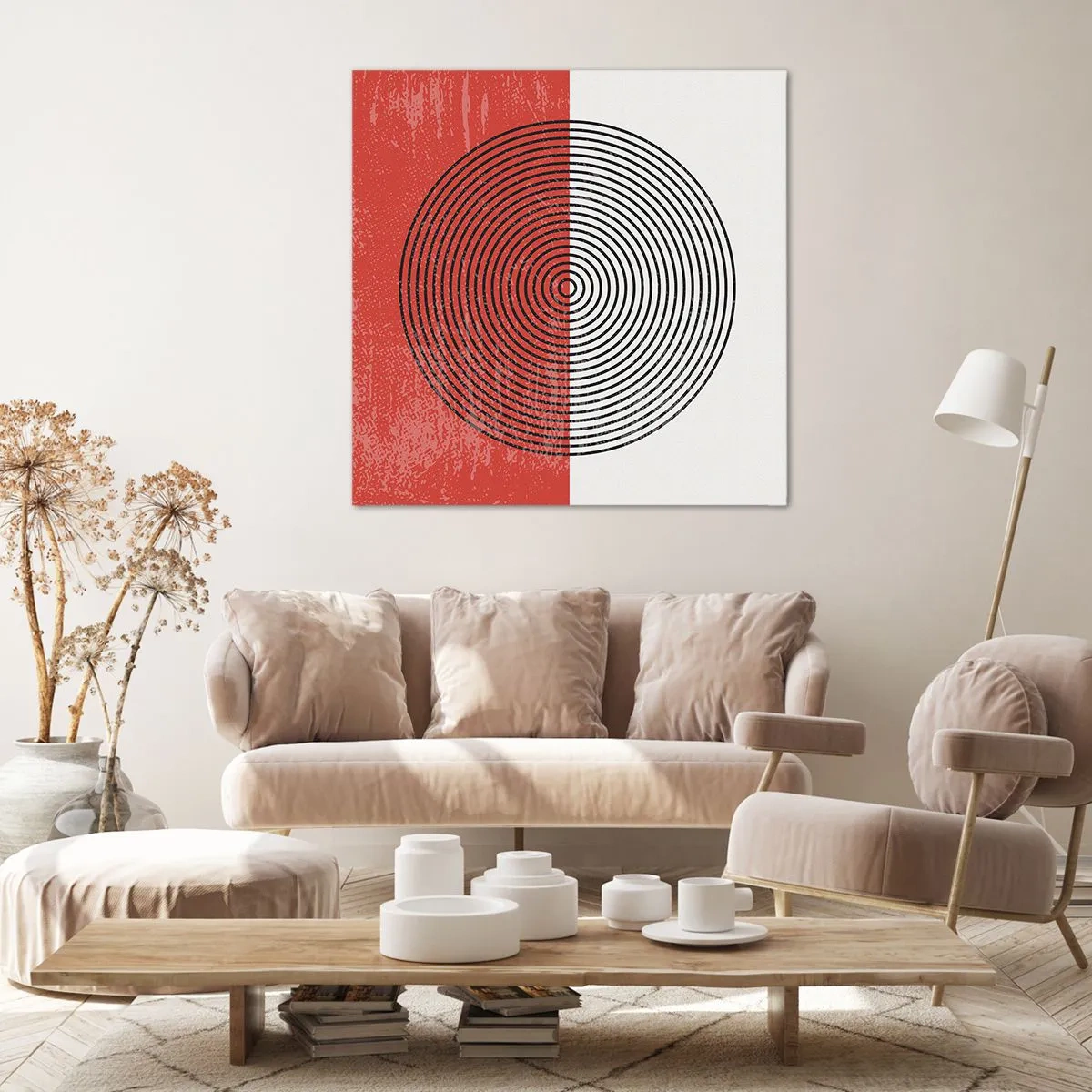 Quadro em tela - Direto ao ponto - 50x50 cm