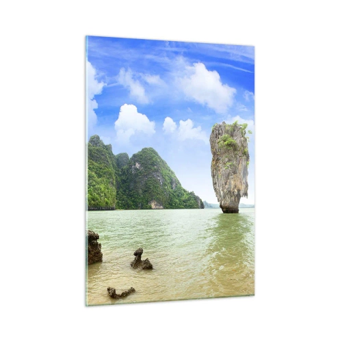 Quadro em vidro - Maravilhas rochosas da natureza - 50x70 cm