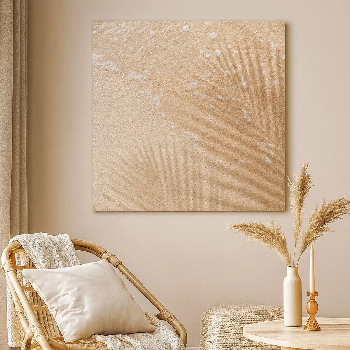 Quadro em tela - A sombra de um verão quente - 30x30 cm