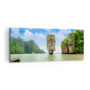 Quadro em tela - Maravilhas rochosas da natureza - 100x40 cm