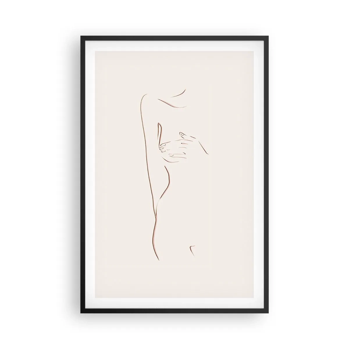 Pôster com moldura preta - A forma do desejo - 61x91 cm