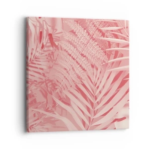 Quadro em tela - Conceito cor-de-rosa - 30x30 cm