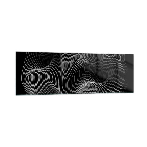 Quadro em vidro - Dança de luz no espaço - 160x50 cm