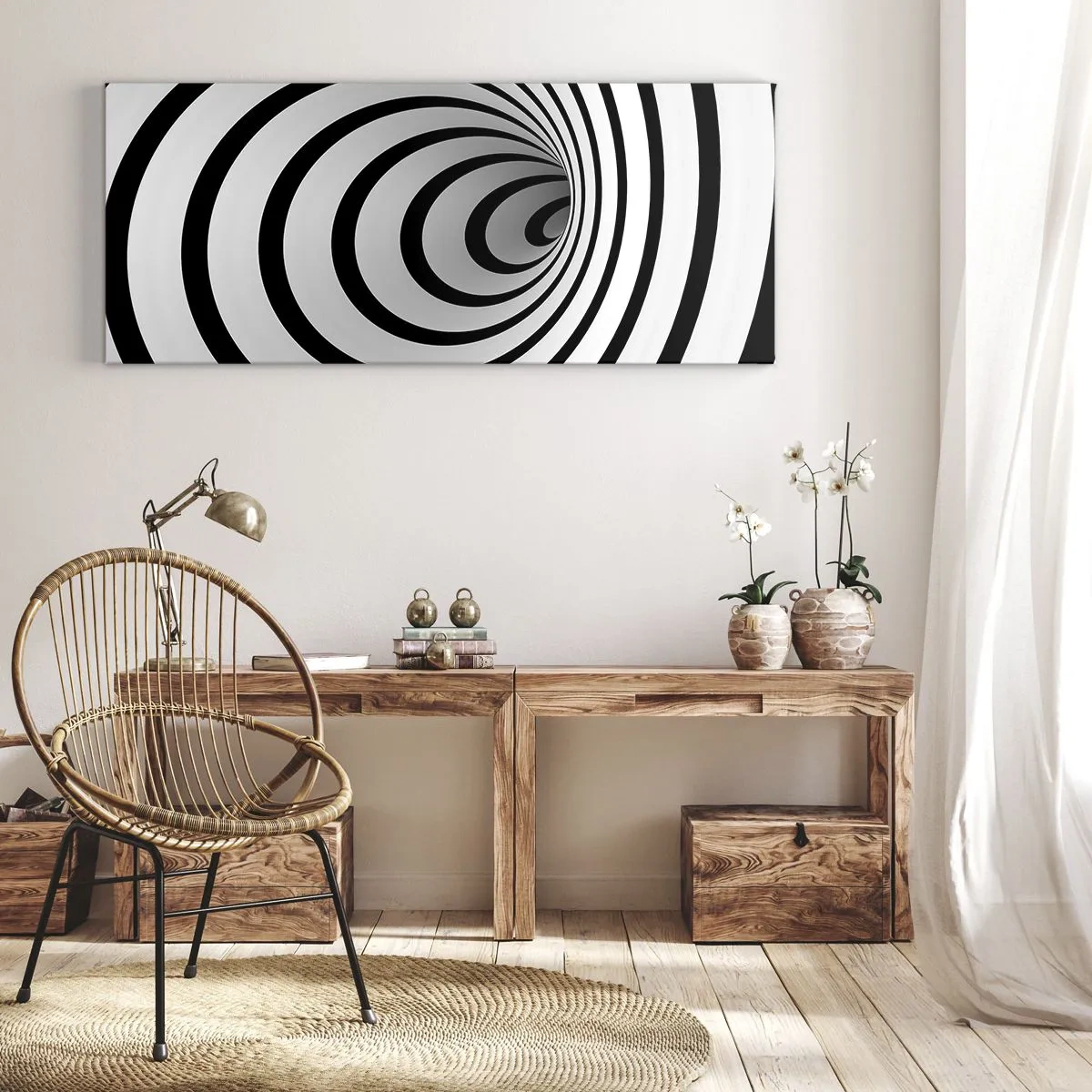 Quadro em tela - Também não resiste? - 100x40 cm