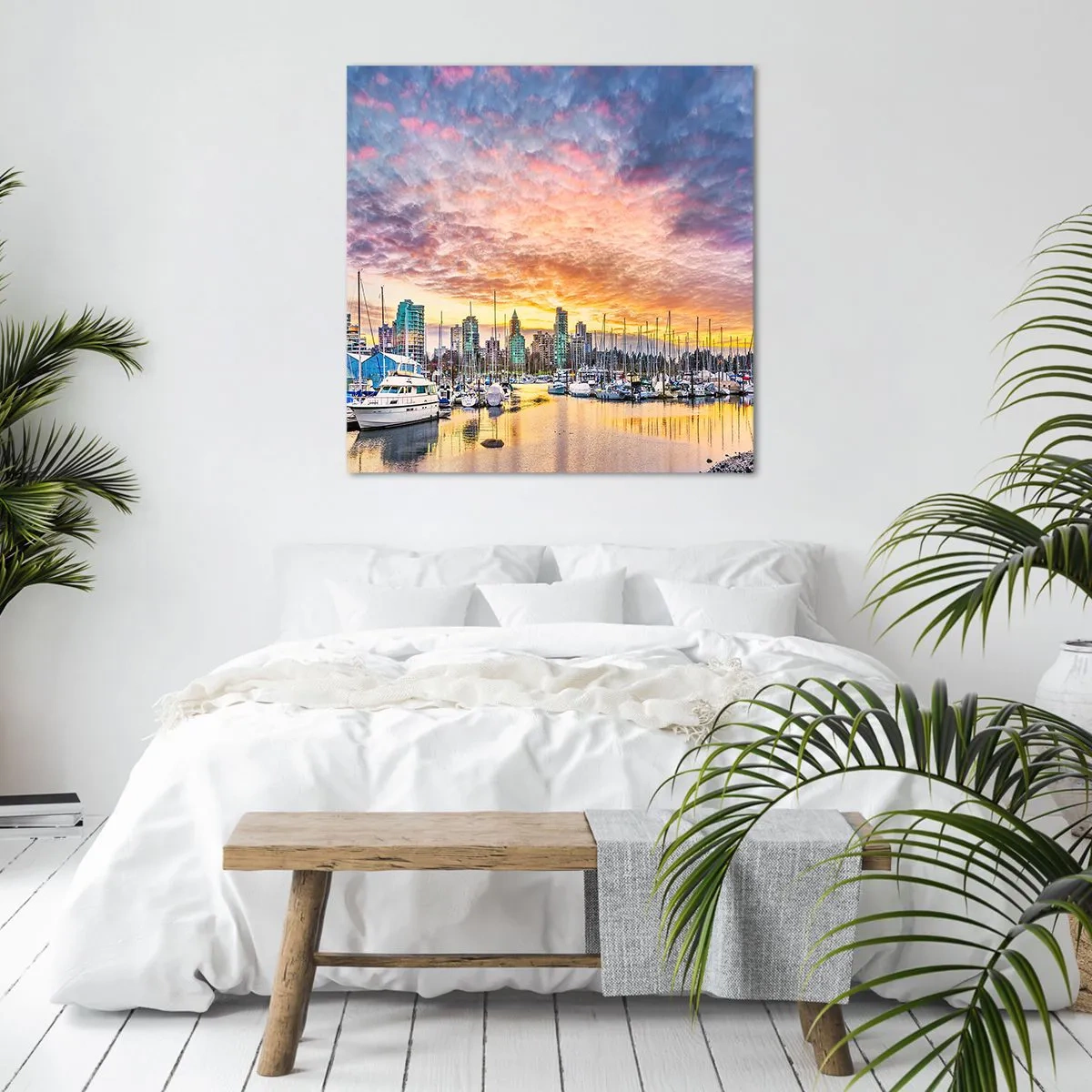 Quadro em tela - Cidade de mil marinheiros - 60x60 cm