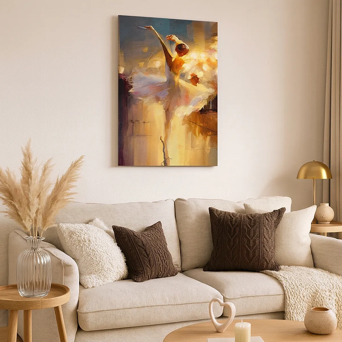 Quadro em tela - Milagre na rua - 50x70 cm