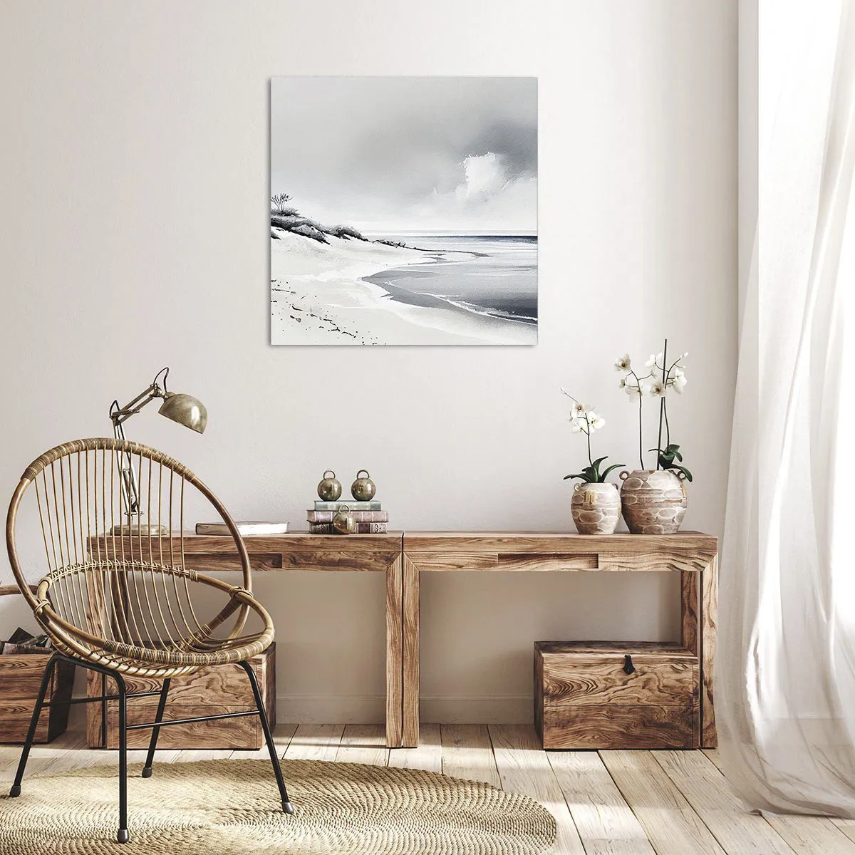 Quadro em tela - Juntos para sempre - 70x70 cm