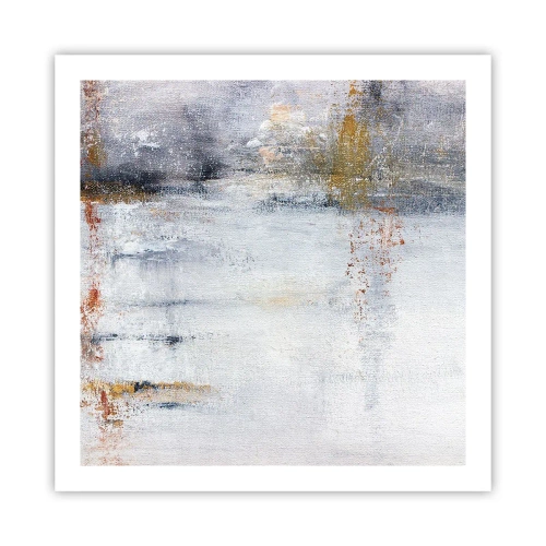 Pôster - Atrás da cortina de ar - 60x60 cm