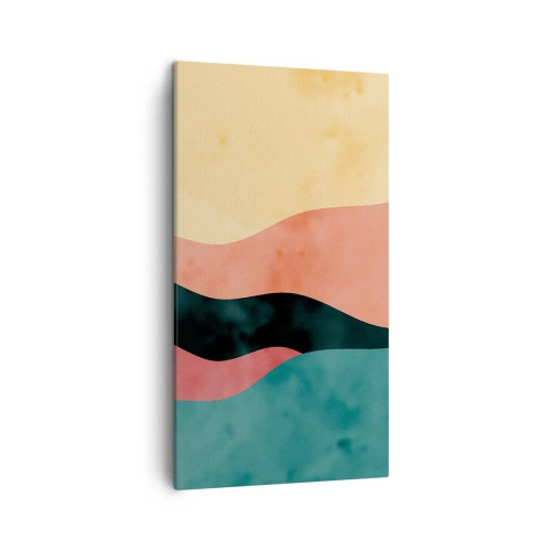Quadro em tela - Incompatibilidade compatível - 45x80 cm