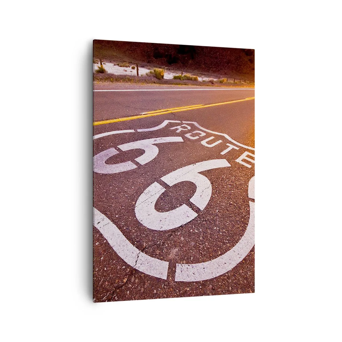 Quadro em tela - A famosa estrada 66 - 70x100 cm