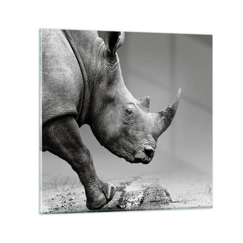 Quadro em vidro - Força imparável - 50x50 cm