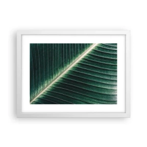 Pôster em moldura branca - O ritmo da natureza - 40x30 cm