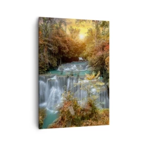 Quadro em tela - O tesouro escondido da floresta - 50x70 cm