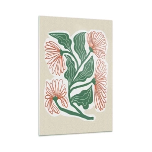 Quadro em vidro - Folclórico e moderno - 70x100 cm