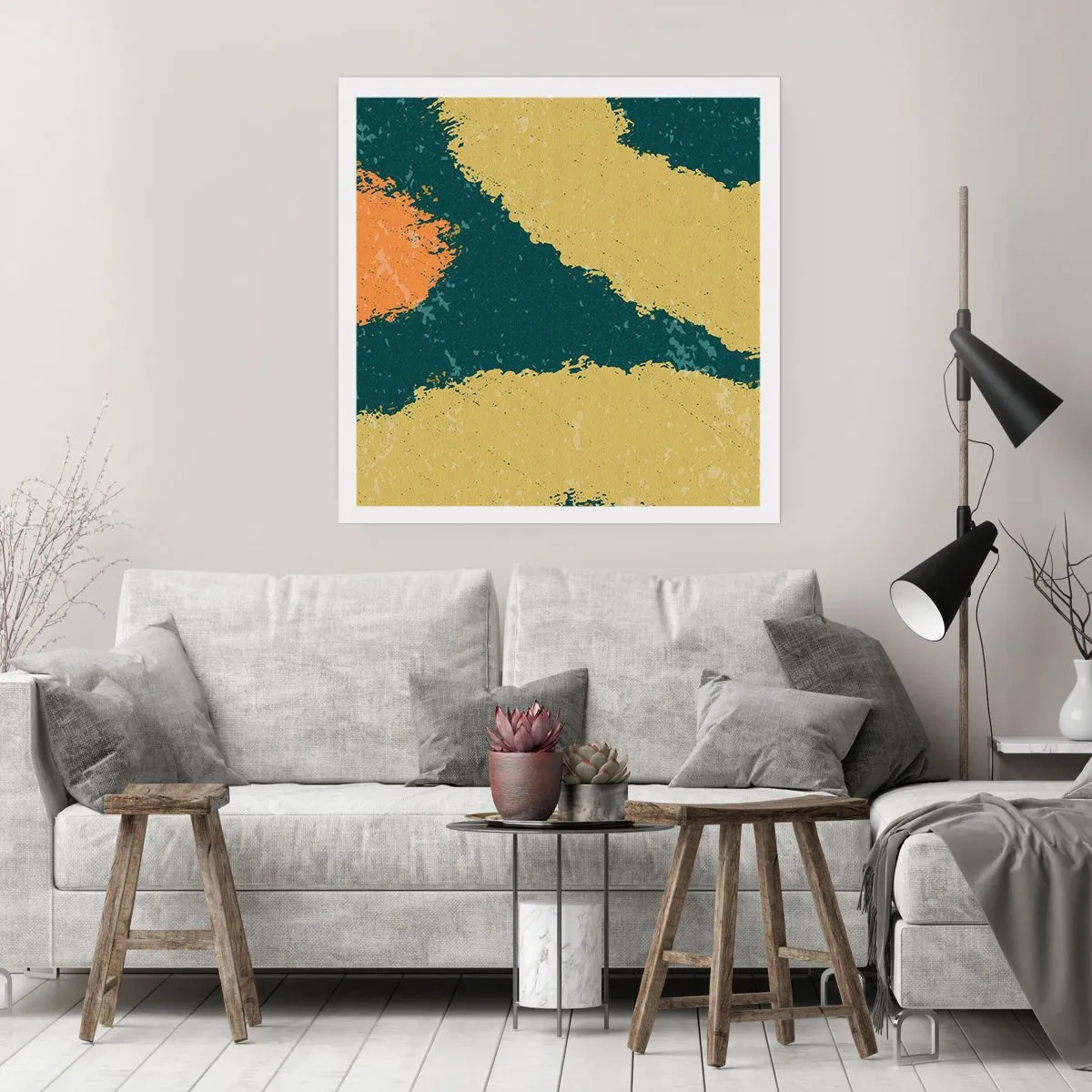 Pôster - Abstração – movimento lento - 50x50 cm