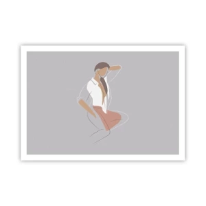 Pôster - O esboço do encanto - 100x70 cm