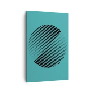Quadro em tela - Círculo – uma variação geométrica - 80x120 cm