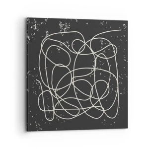 Quadro em tela - Pensamentos errantes - 70x70 cm