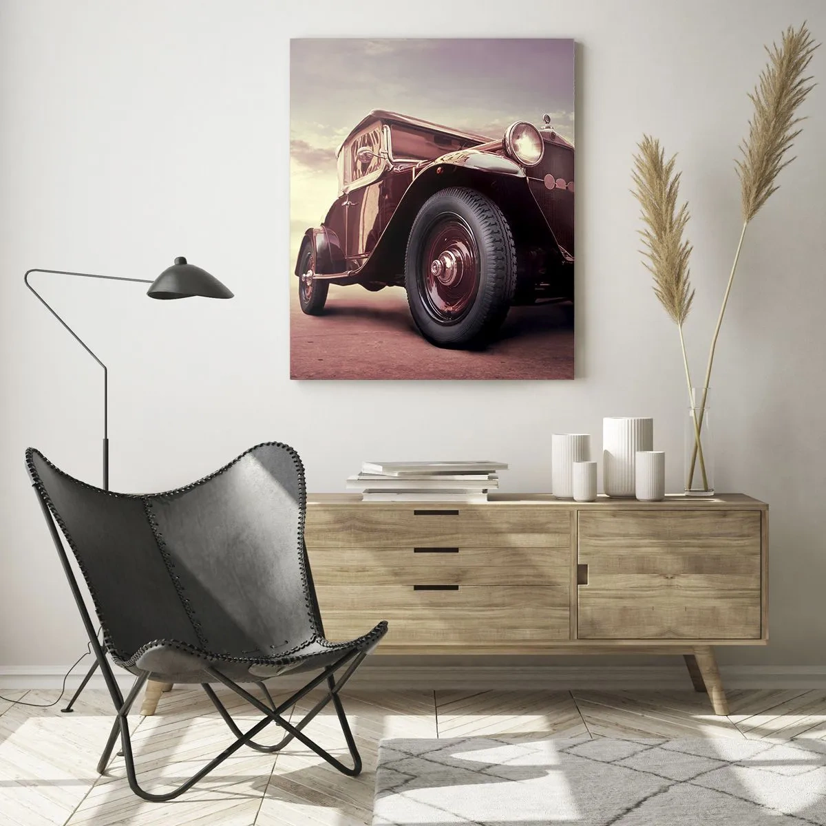 Quadro em vidro - Voltemos aos velhos tempos.... - 70x100 cm