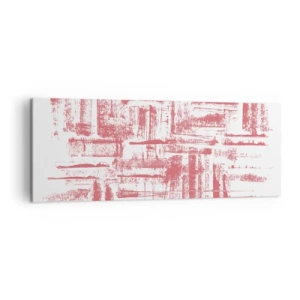 Quadro em tela - Cidade Vermelha - 140x50 cm