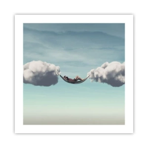 Pôster - A felicidade do momento - 50x50 cm