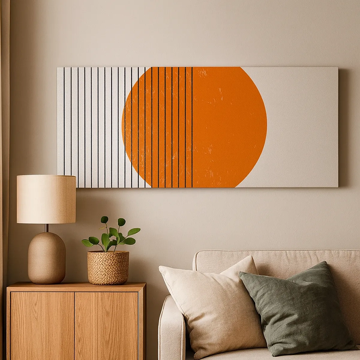 Quadro em tela - Sempre sol - 30x30 cm