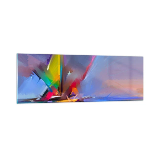 Quadro em vidro - Como as asas de um pássaro - 90x30 cm