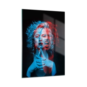 Quadro em vidro - O outro eu - 50x70 cm