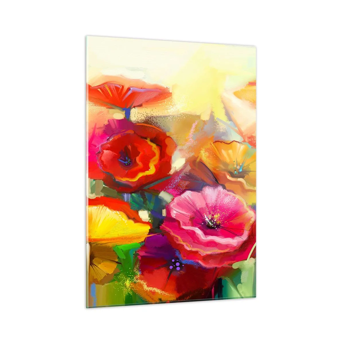 Quadro em vidro - Não só vermelho - 50x70 cm