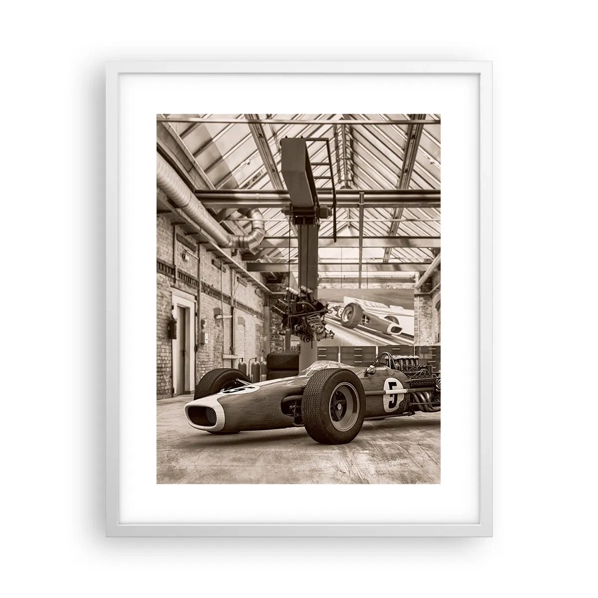 Pôster em moldura branca - O descanso do vencedor - 40x50 cm