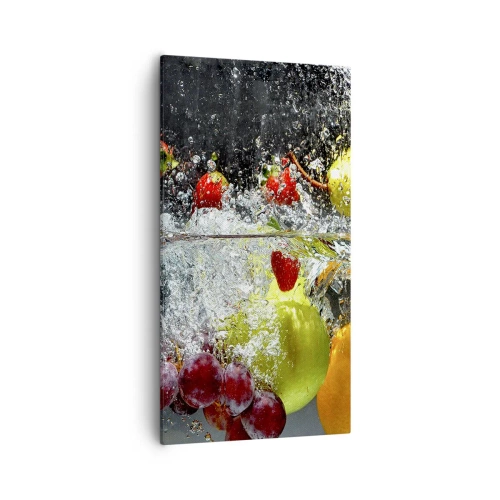 Quadro em tela - Refresco de frutas - 55x100 cm