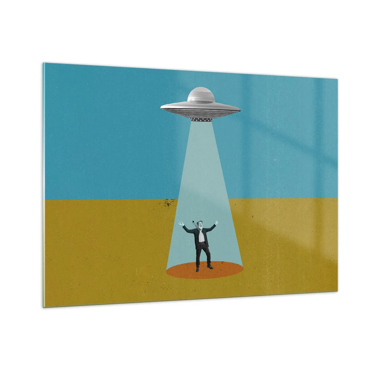 Quadro em vidro - Encontro próximo - 100x70 cm