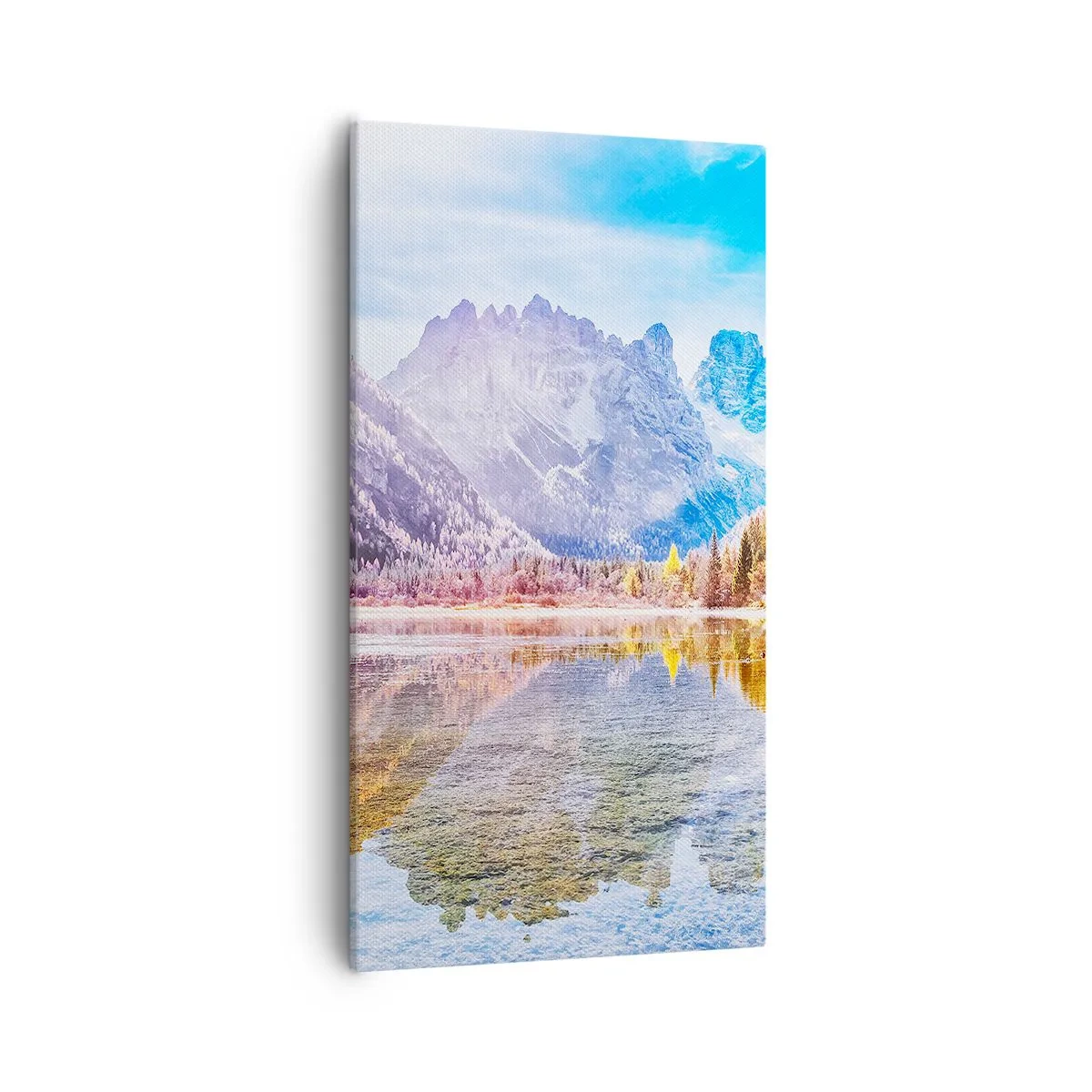 Quadro em tela - E nas montanhas é outono - 55x100 cm