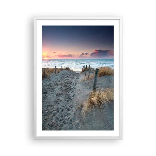 Pôster em moldura branca - Derramou um arco-íris de esplendor radiante.... - 50x70 cm