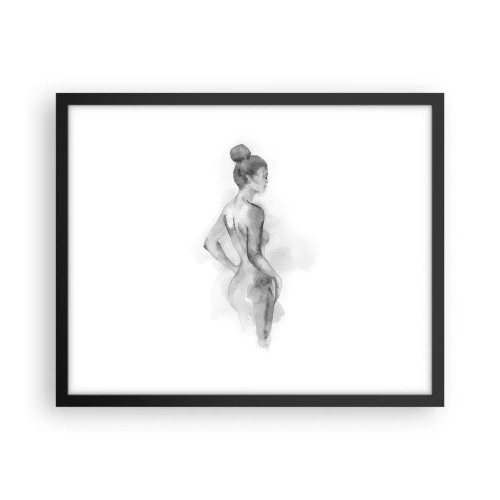 Pôster com moldura preta - Linda como uma pintura - 50x40 cm