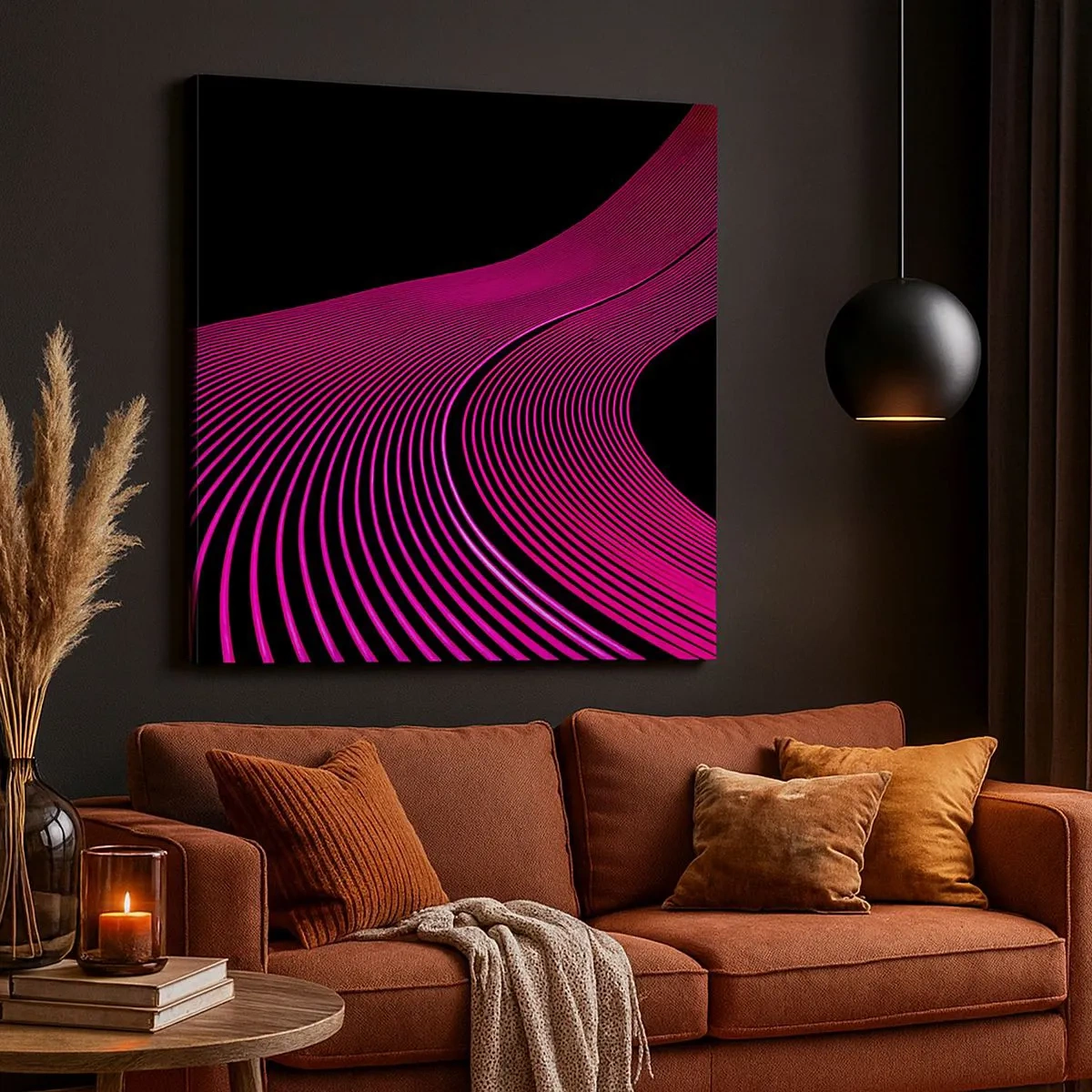 Quadro em tela - Avenida da luz - 30x30 cm