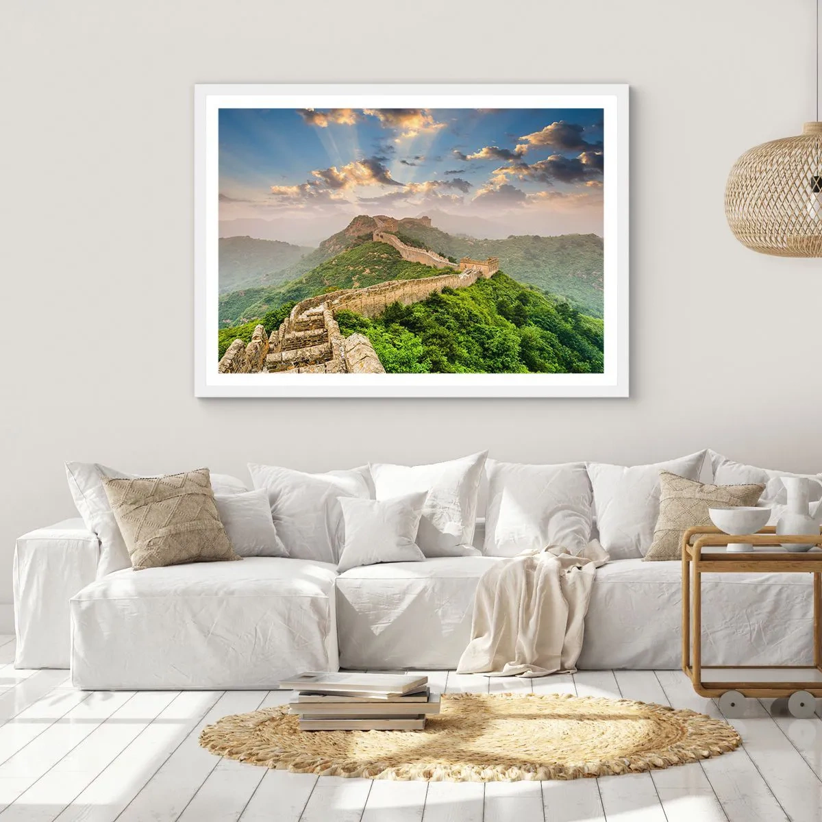 Pôster em moldura branca - Grandeza eterna - 40x30 cm