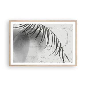 Pôster com moldura de carvalho claro - O sutil exotismo da natureza - 91x61 cm